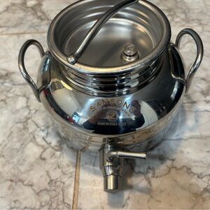 Sansone EUROPA INOX 18/10 Stainless Steel  2Liter Tank Dispenser - Made In Italy